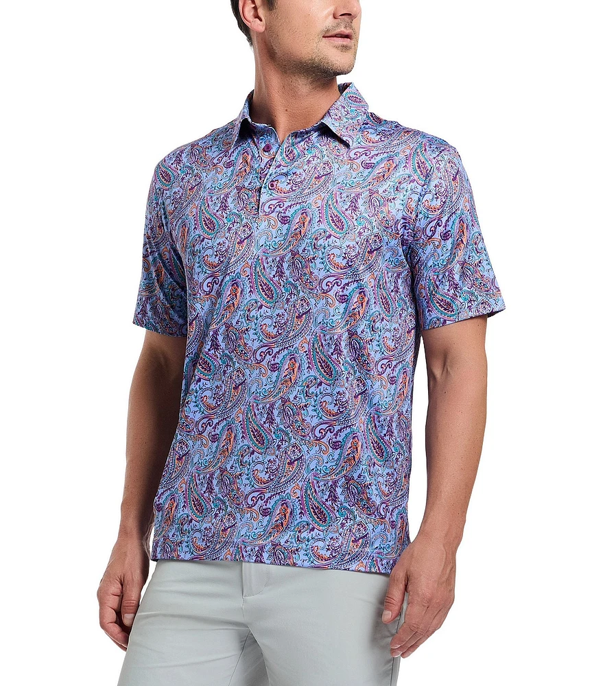 Robert Graham Matos Performance Stretch Short Sleeve Polo Shirt