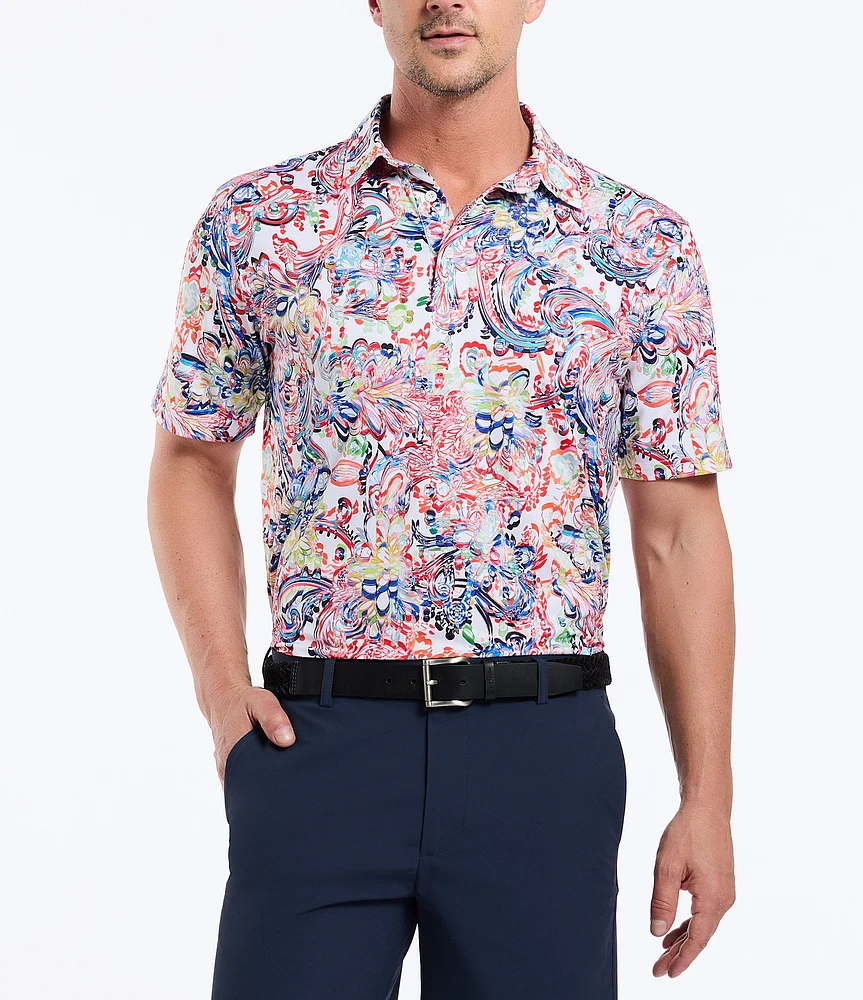 Robert Graham Oden Short Sleeve Polo Shirt