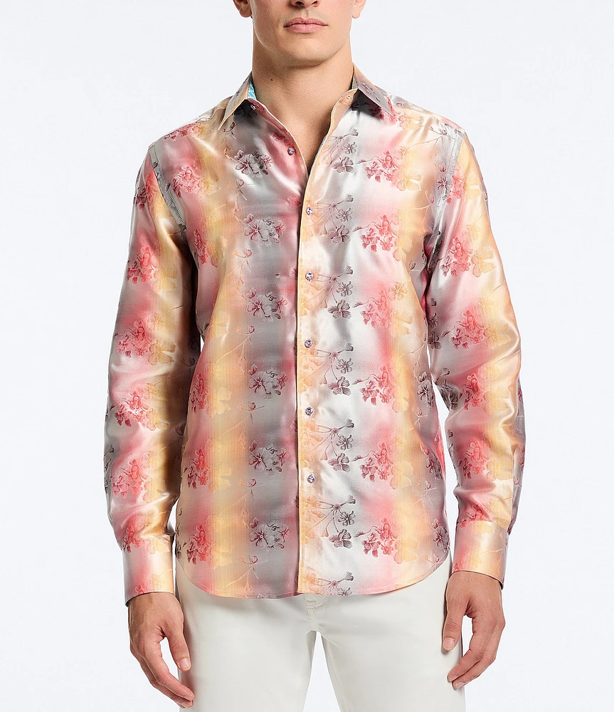 Robert Graham Sunset Trellis Long Sleeve Woven Shirt