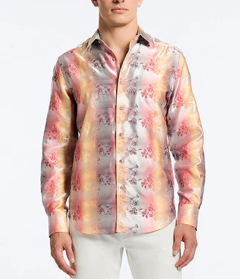 Robert Graham Sunset Trellis Long Sleeve Woven Shirt
