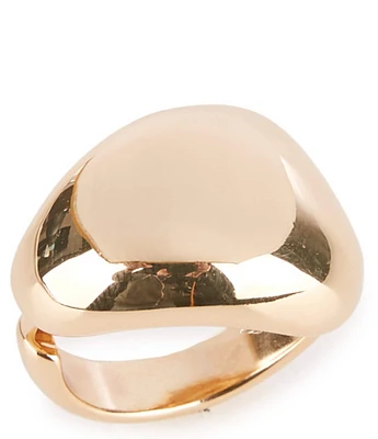 Robert Lee Morris Soho Leaf Dome Sculpted Cocktail Ring