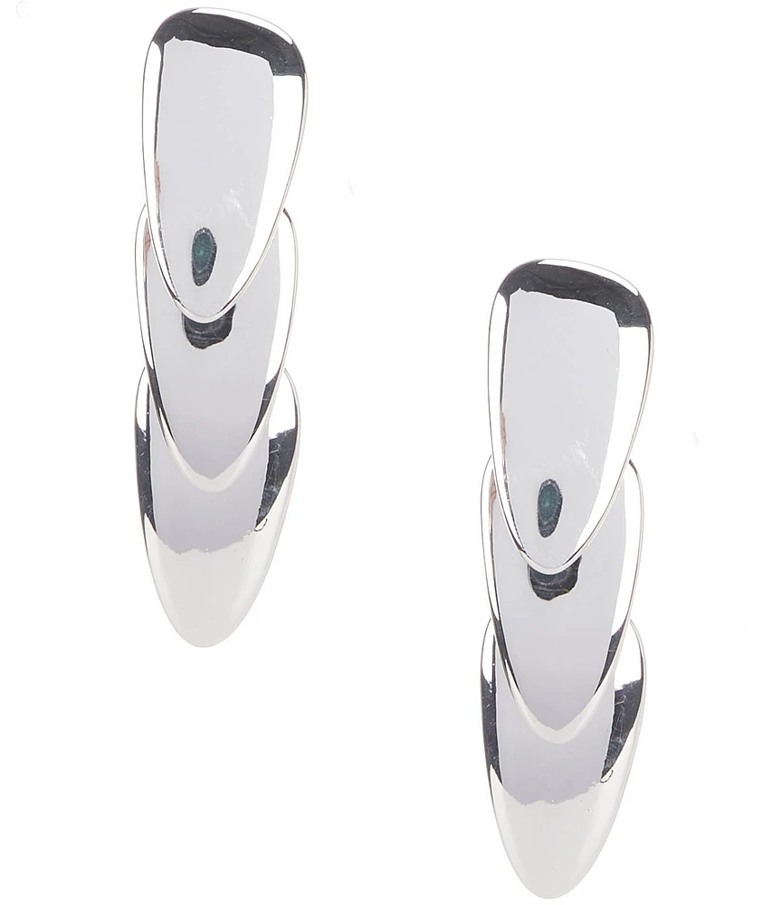 Robert Lee Morris Soho Leaf Linear Earrings