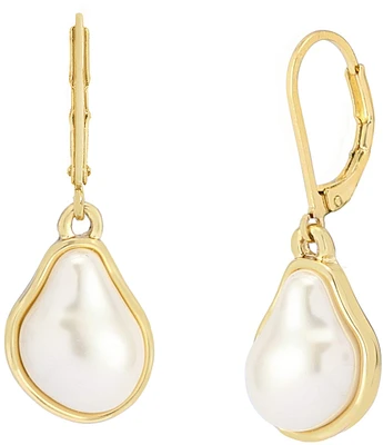 Robert Lee Morris Soho Pearl Drop Earrings