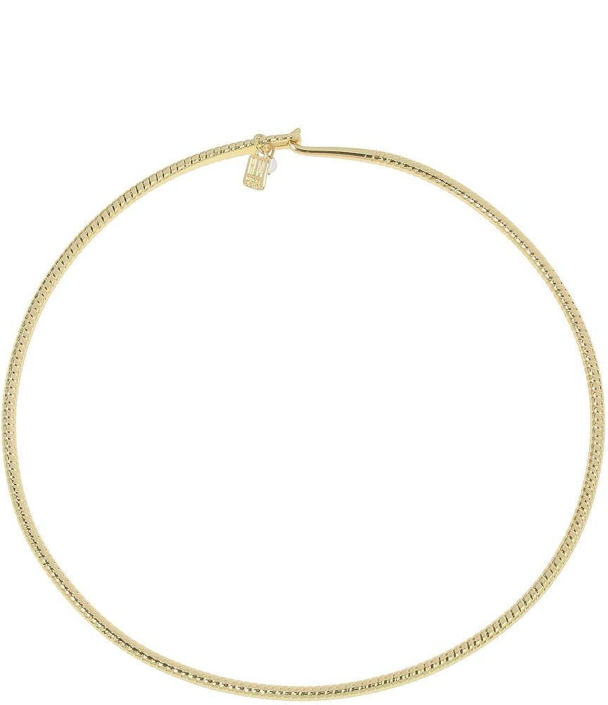 Robert Lee Morris Soho Textured Round Wire Collar Necklace