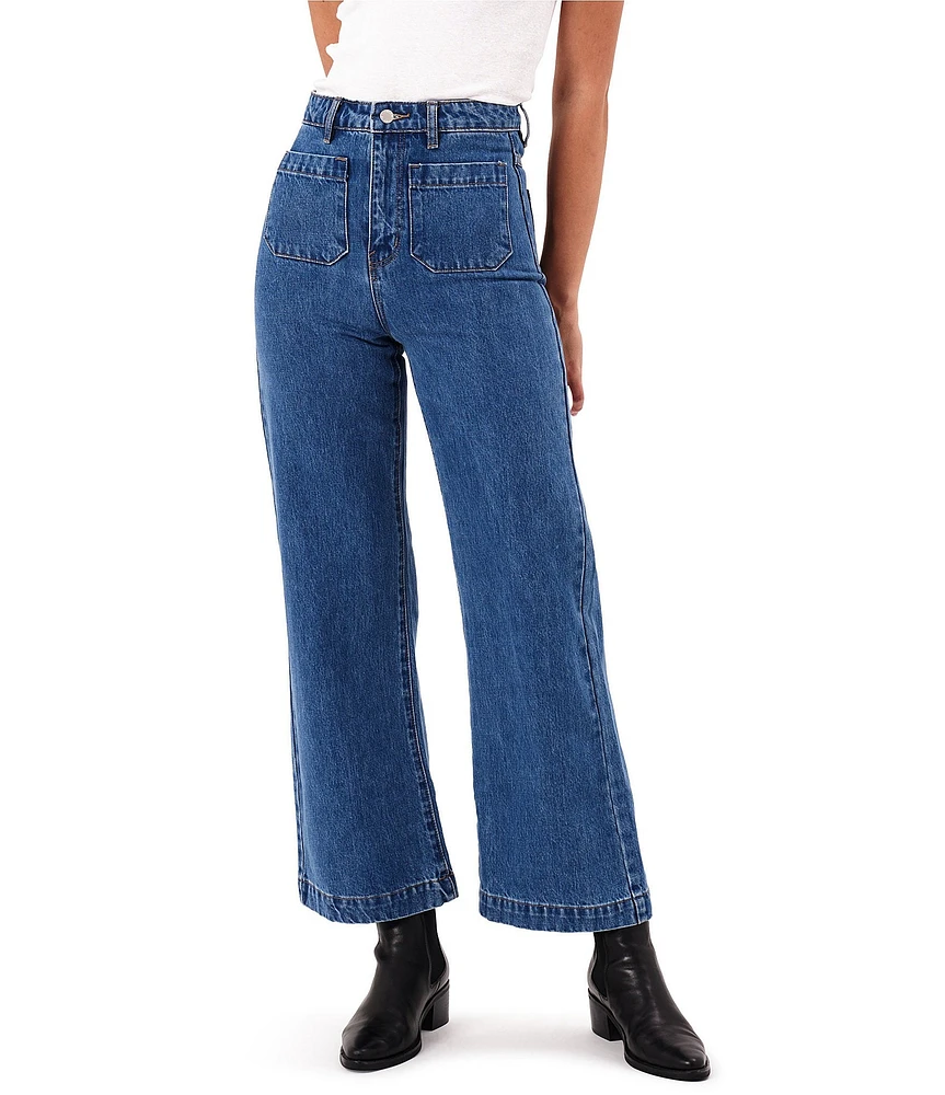 Rolla's Sailor Rigid Denim High Rise Wide Leg Jeans
