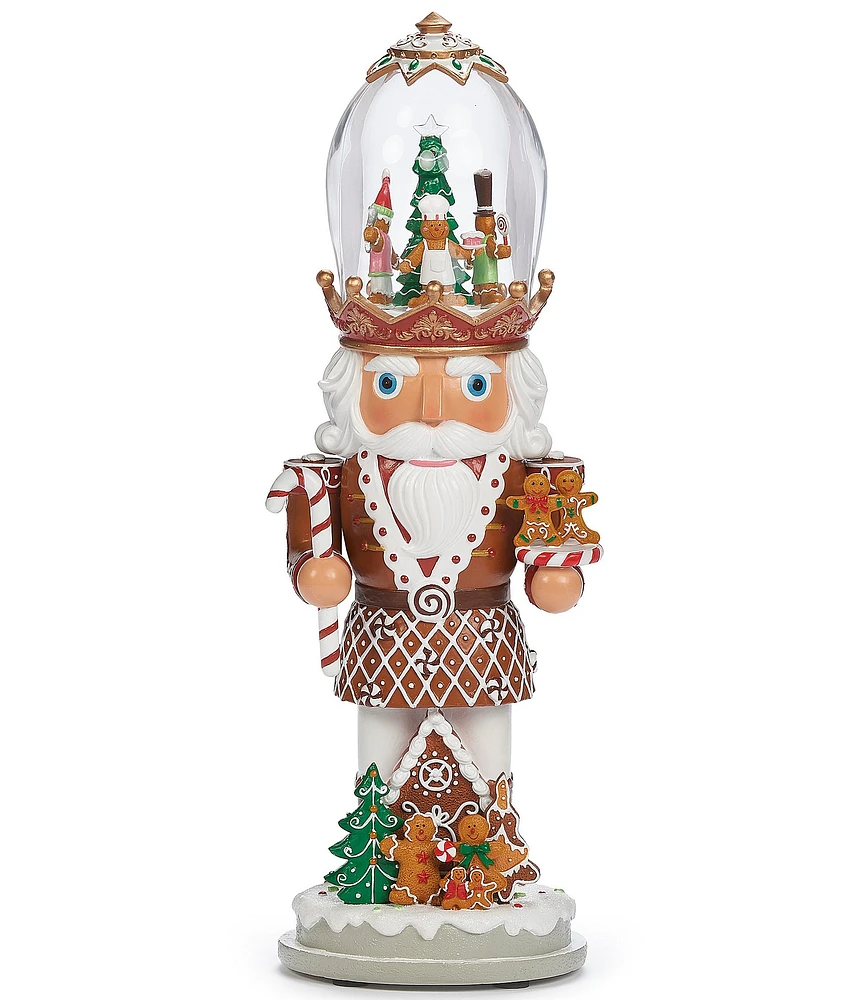Roman Musical LED Gingerbread Nutcracker