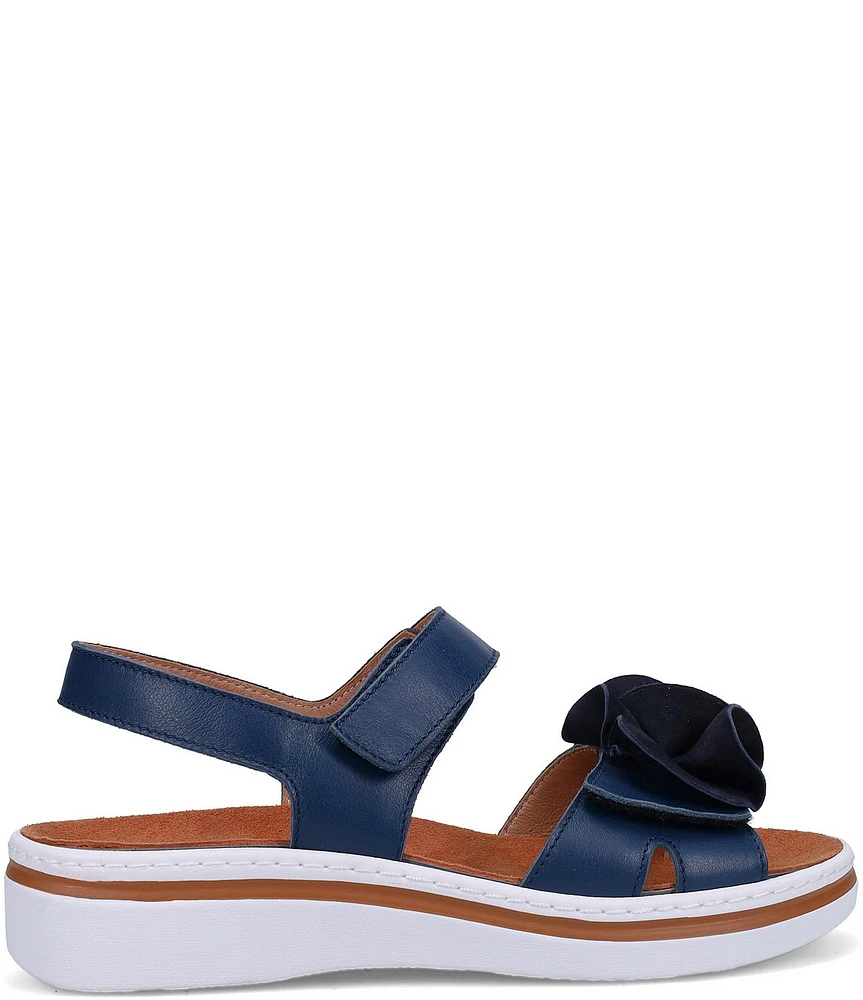 Ron White Frances Ruffle Banded Footbed Sandals