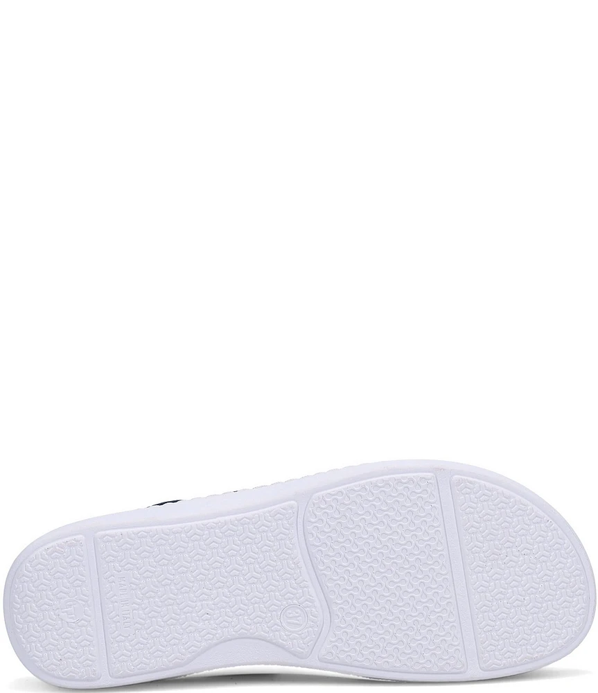 Ron White Frances Ruffle Banded Footbed Sandals