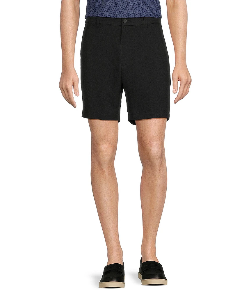Roundtree & Yorke Big & Tall 7#double; Flat Front Performance Shorts