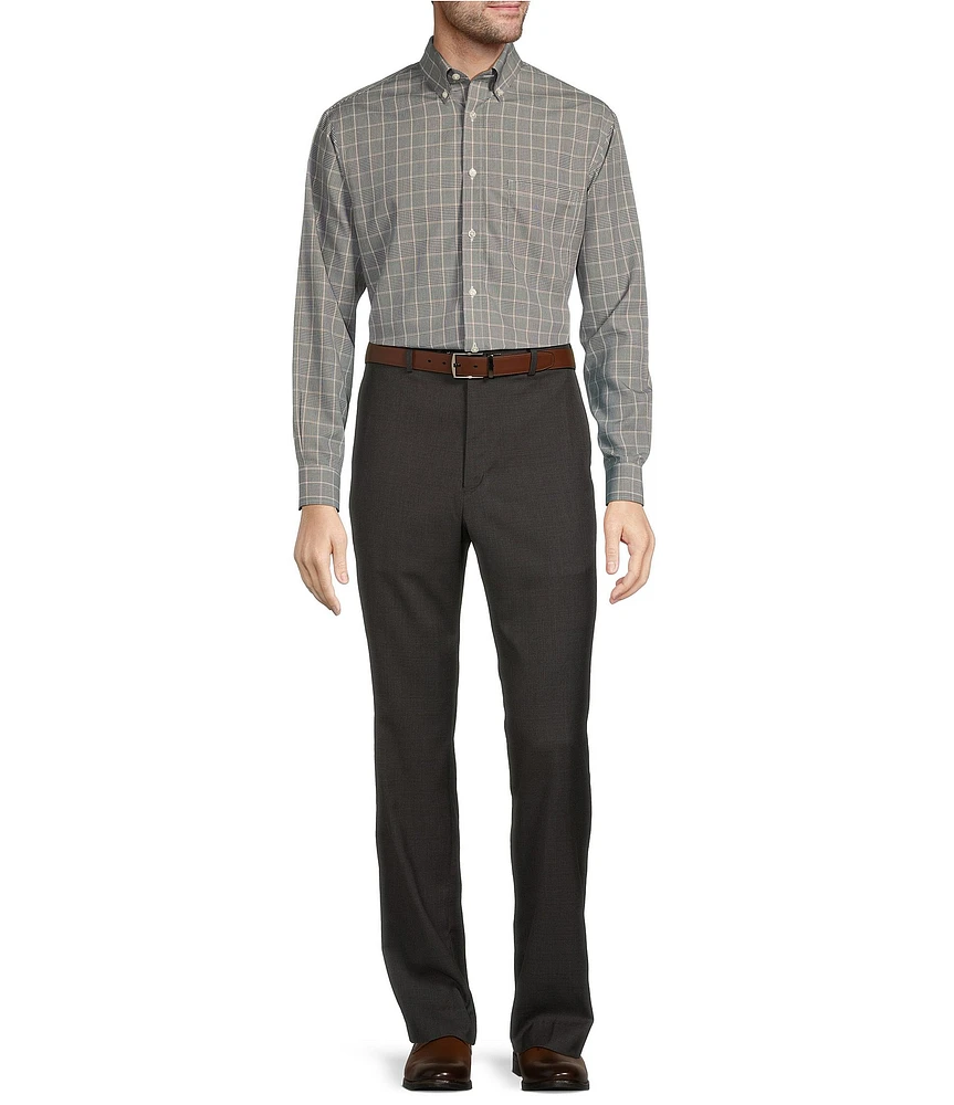 Roundtree & Yorke Big & Tall RE:FIT Ultimate Comfort Classic Fit Non-Iron Flat Front Dress Pants