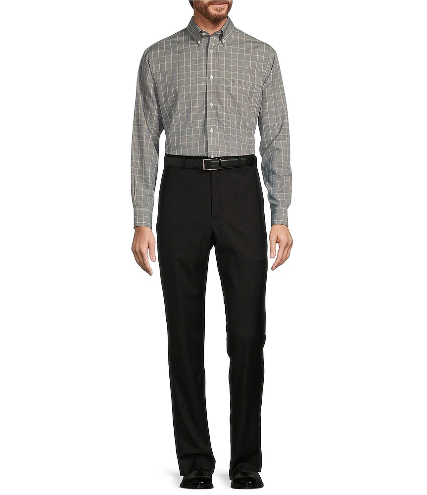 Roundtree & Yorke Big & Tall RE:FIT Ultimate Comfort Classic Fit Non-Iron Flat Front Dress Pants