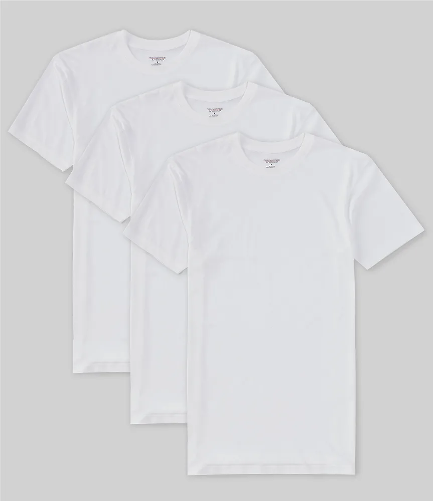 Roundtree & Yorke Big & Tall Short Sleeve Crew Neck Tees 3-Pack