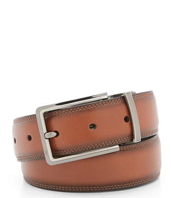 Roundtree & Yorke Double Leather Reversible Belt