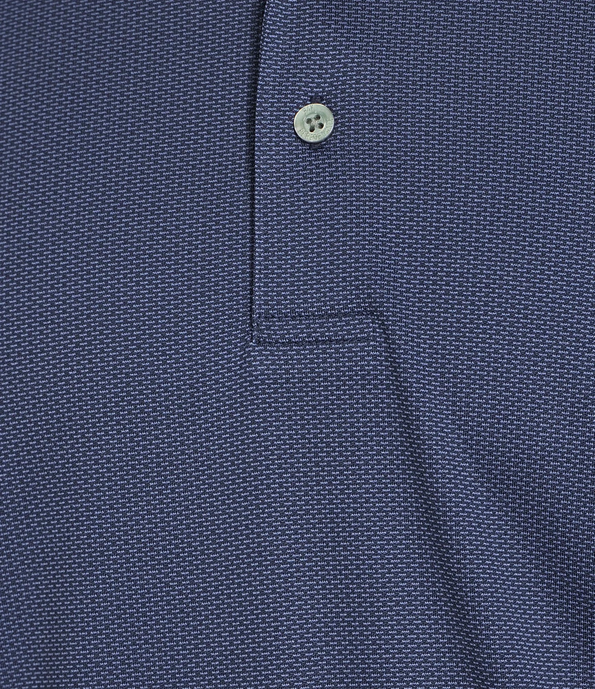 Roundtree & Yorke Performance Dash Short Sleeve Jacquard Polo Shirt