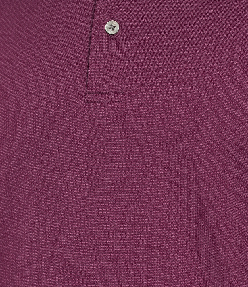 Roundtree & Yorke Performance Dash Short Sleeve Jacquard Polo Shirt