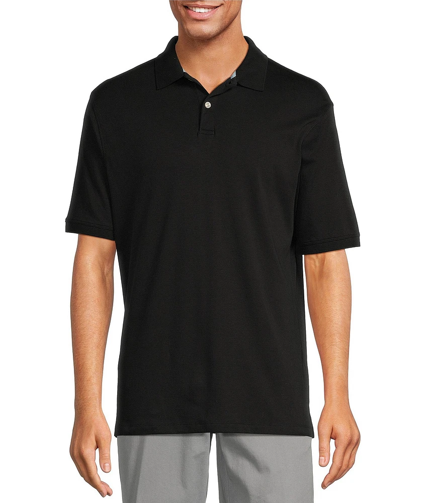 Roundtree & Yorke Supima Short Sleeve Solid Polo Shirt