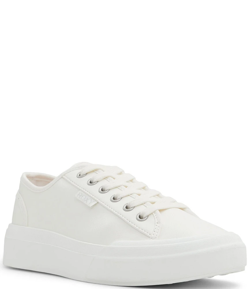 Roxy Marina Tumbled Lace Up Platform Sneakers