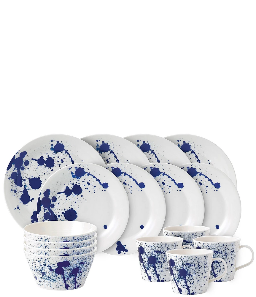 Royal Doulton Pacific Blue Splash 16-Piece Dinnerware Set