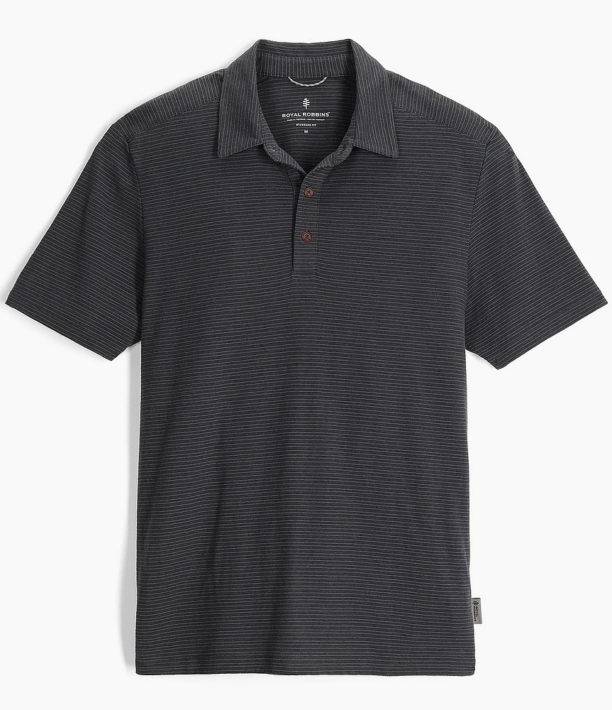 Royal Robbins Vacationer Stripe Short-Sleeve Polo Shirt