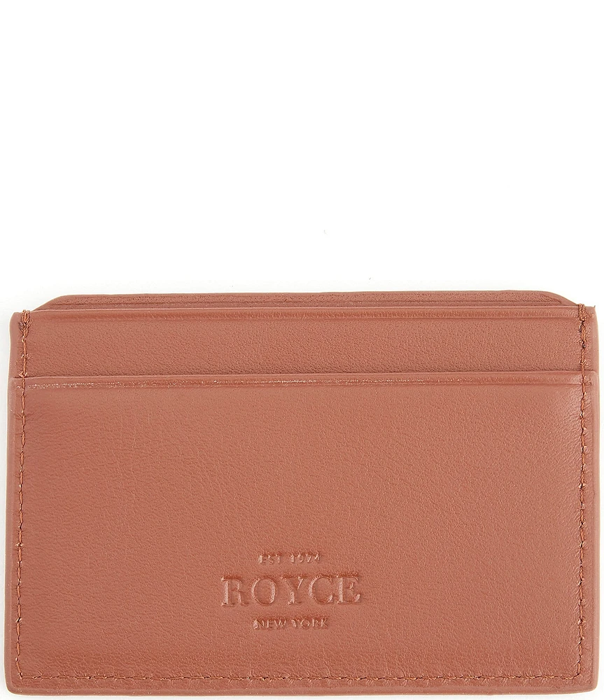 ROYCE New York RFID Executive Slim Credit Card Case