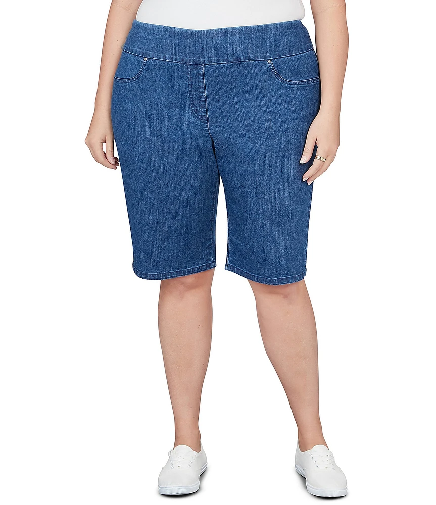Ruby Rd. Plus Size Pull-On Bermuda Shorts