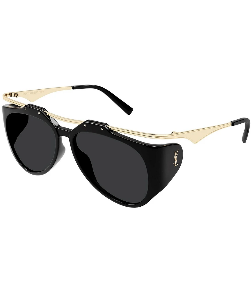 Yves Saint Laurent Women's Amelia New Wave 55mm Statement Navigator Sunglasses