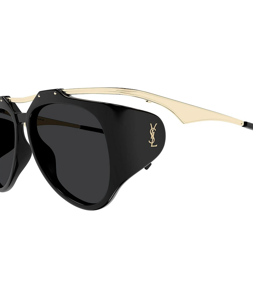 Yves Saint Laurent Women's Amelia New Wave 55mm Statement Navigator Sunglasses