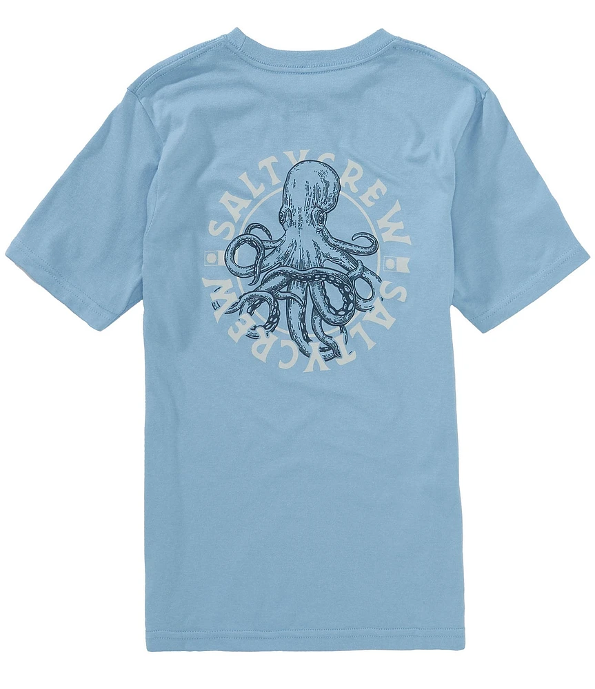 Salty Crew Big Boys Short Sleeve Tentacles Graphic T-Shirt