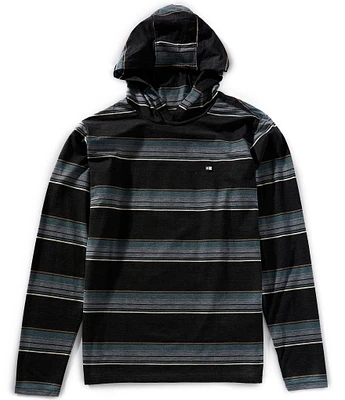 Salty Crew Stacked Up UV Long Sleeve Striped Hoodie