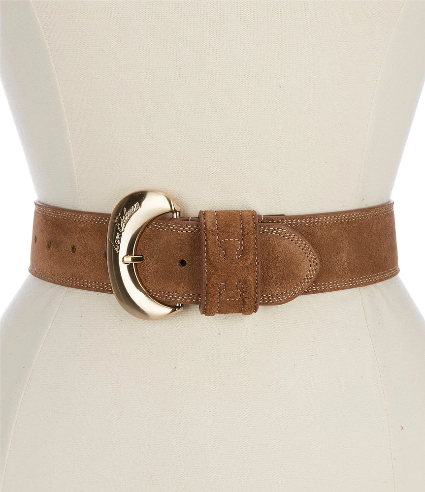 Sam Edelman 45mm Organic Buckle Wide Loop Belt
