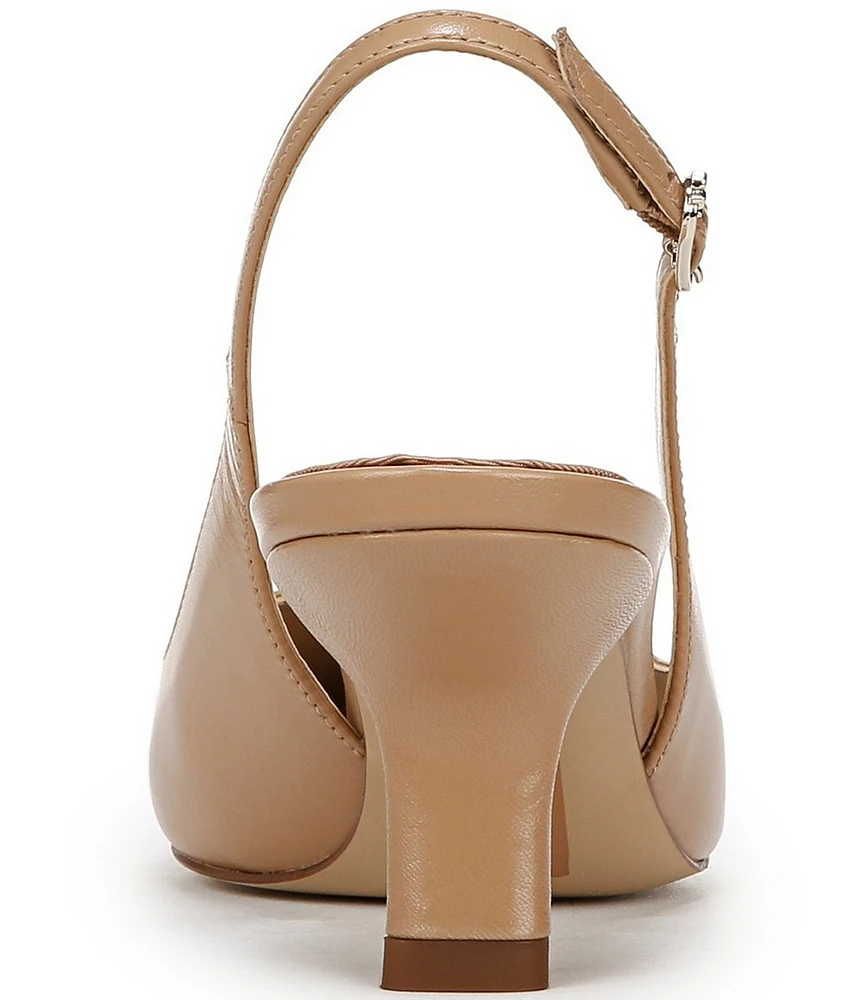 Sam Edelman Bianka Leather Pointed Toe Slingback Pumps