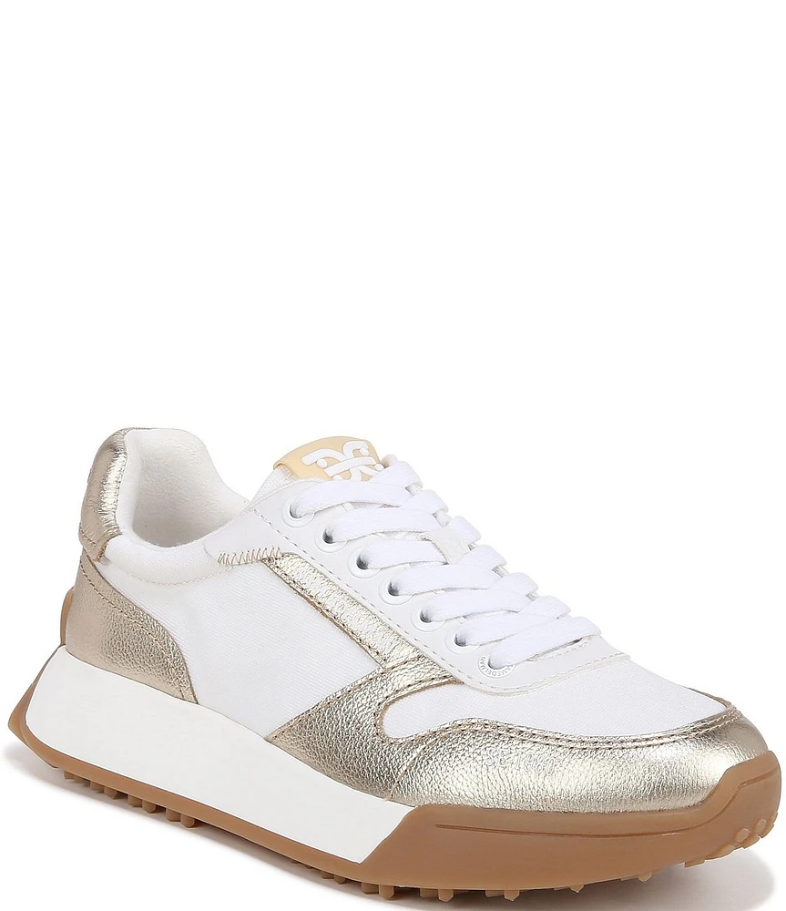 Sam Edelman Layla Metallic Leather Retro Sneakers