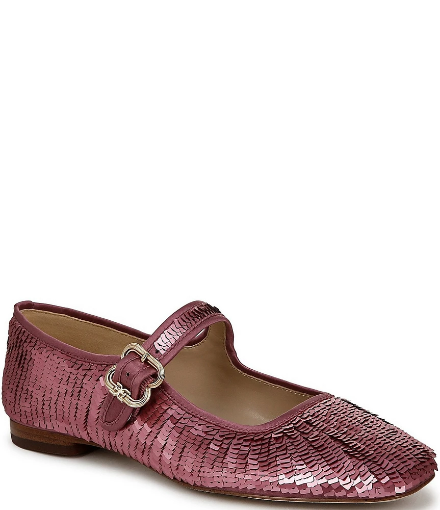 Sam Edelman Michaela Glamour Sequin Mary Jane Flats
