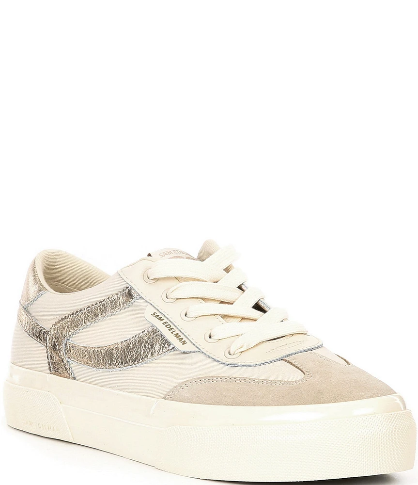 Sam Edelman Simone Suede Leather Platform Lace Up Sneakers