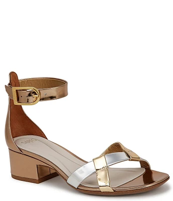 Sarto by Franco Sarto Nerissa Metallic Leather Sandals