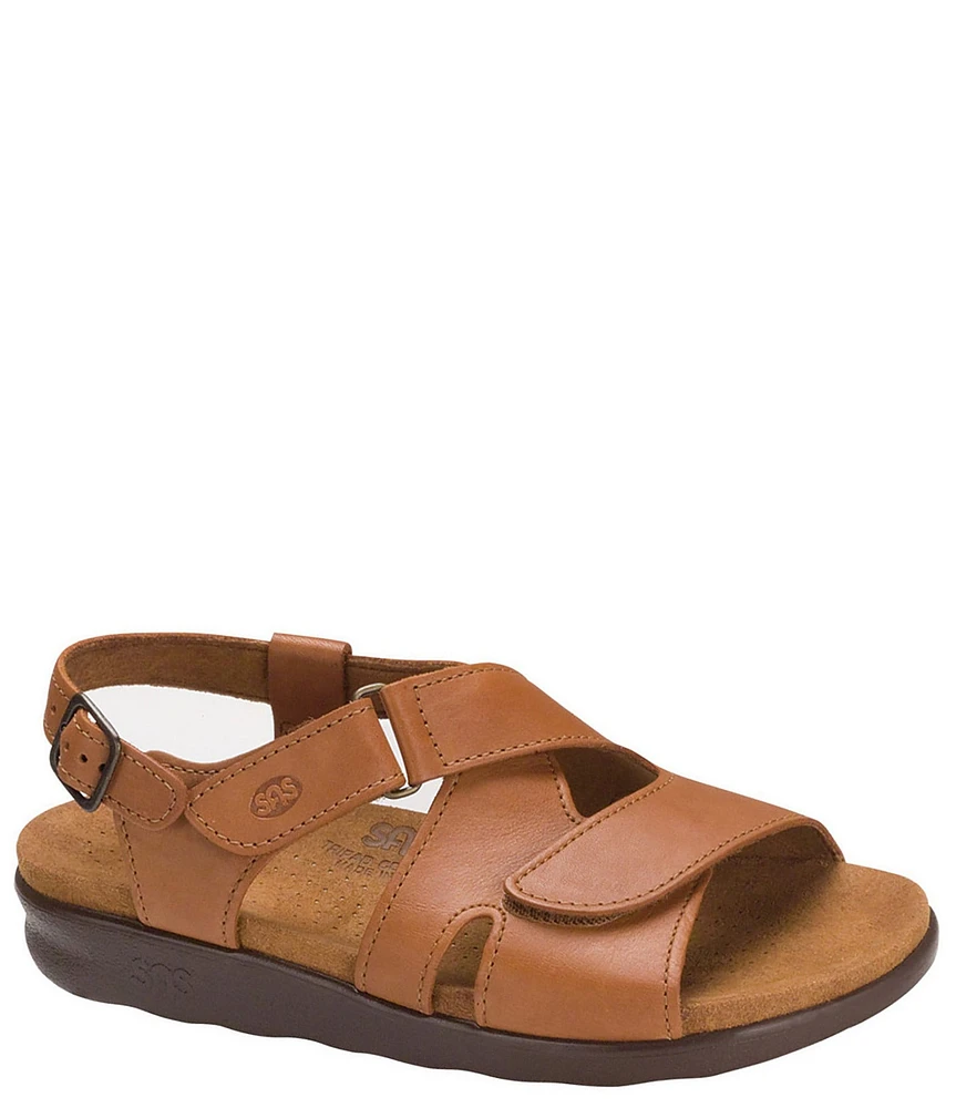 SAS Huggy Leather Sandals