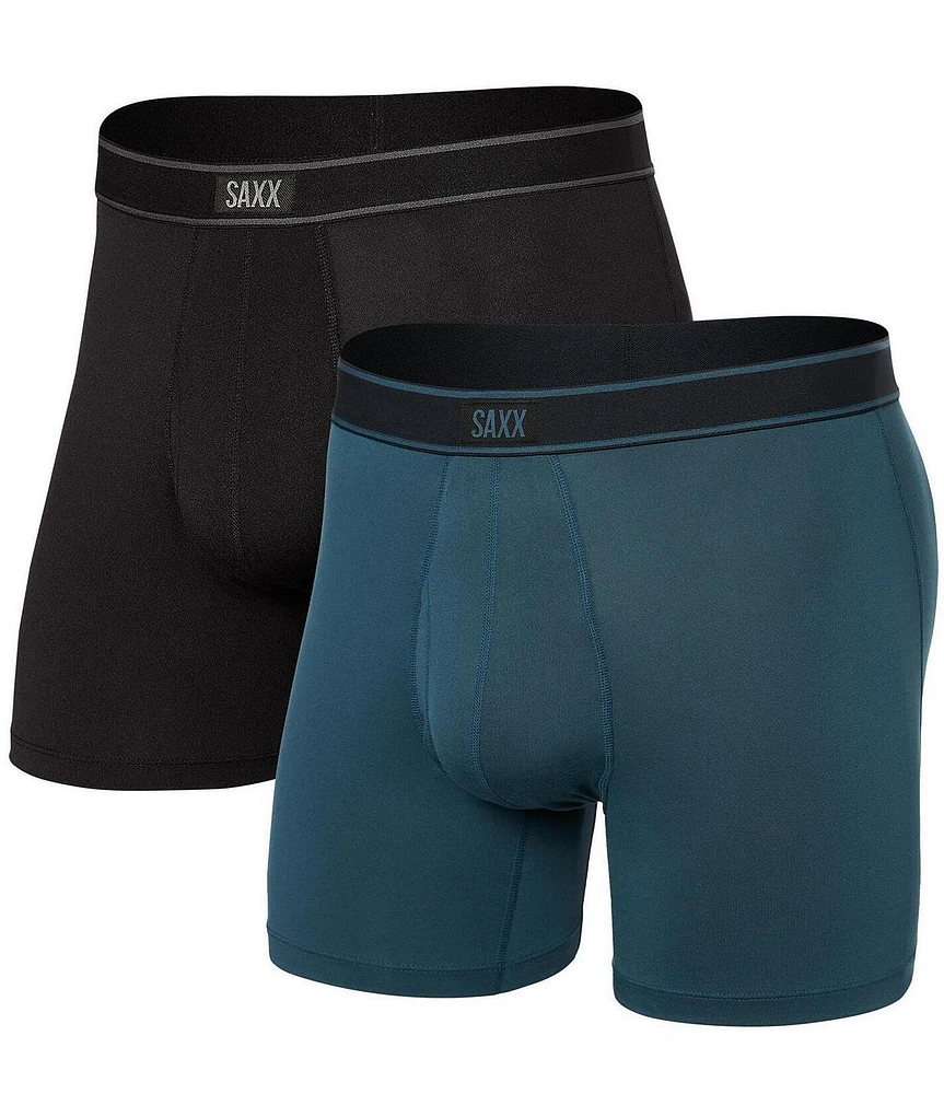 SAXX Daytripper Solid Comfort Stretch 5#double; Boxer Briefs 2-Pack