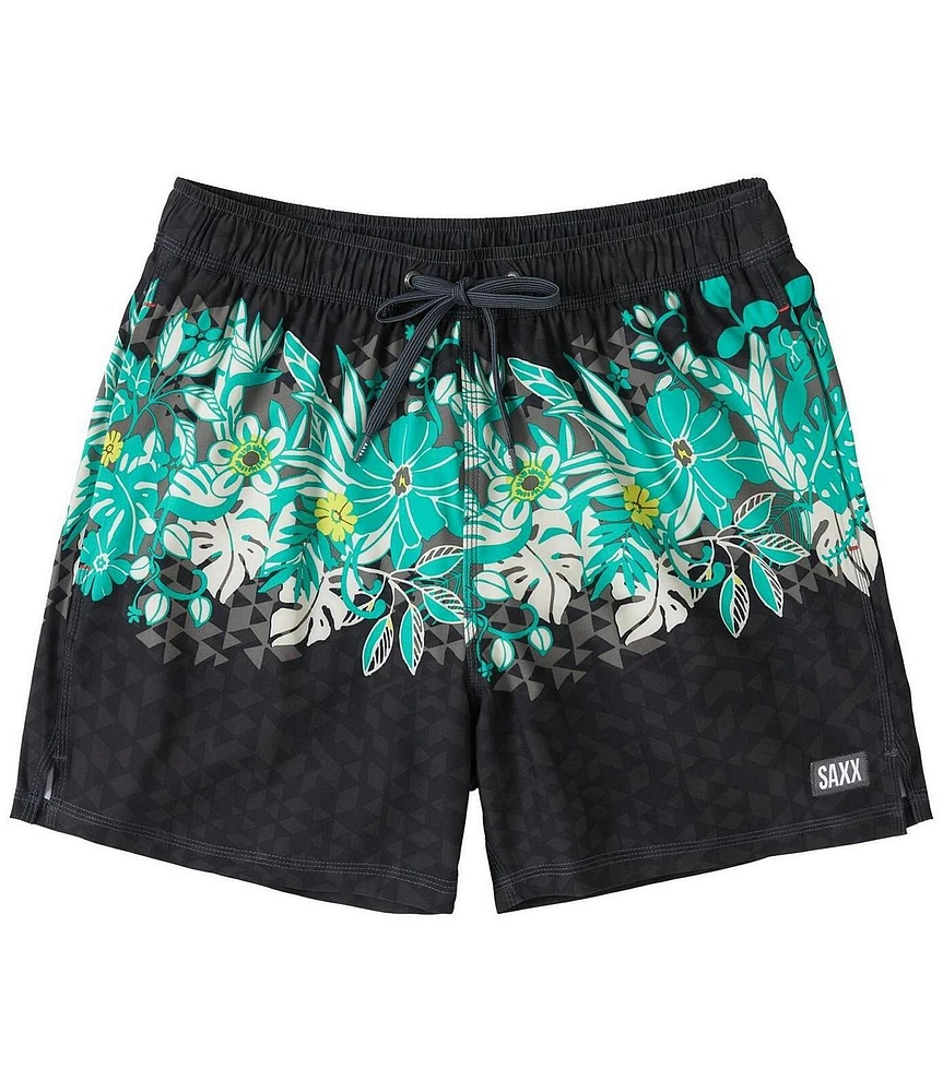 SAXX Oh Bou 2N1 5#double; Diamond Head Volley Swim Shorts