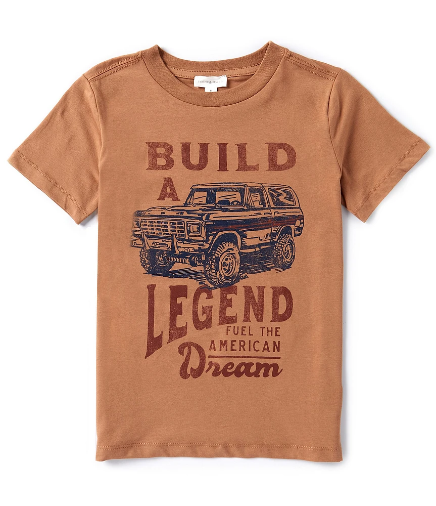 Scene&Heard Big Boys Short Sleeve Legend Car Graphic T-Shirt