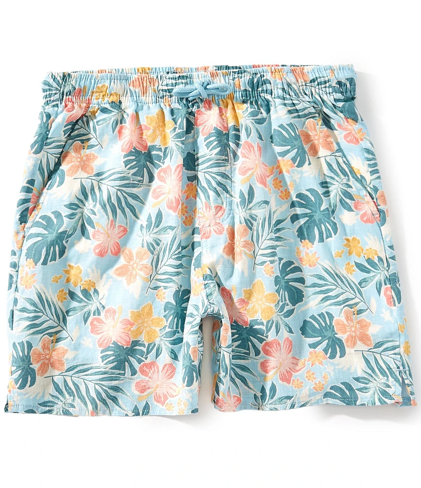 Scene&Heard Big Boys Tropical Seersucker Shorts