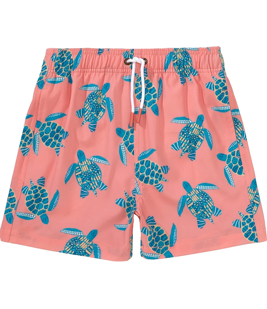 Scene&Heard Big Boys Turtle Swim Trunks