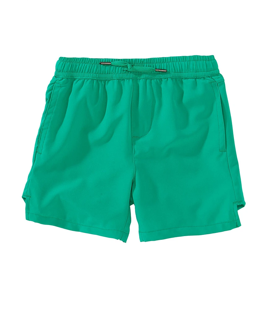 Class Club Little Boys Drawstring Elastic Waist Lined Synthetic Shorts