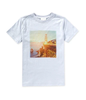 Scene&Heard Little Boys Short Sleeve Bridge Graphic T-Shirt