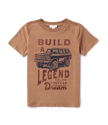Scene&Heard Little Boys Short Sleeve Legend Car Graphic T-Shirt