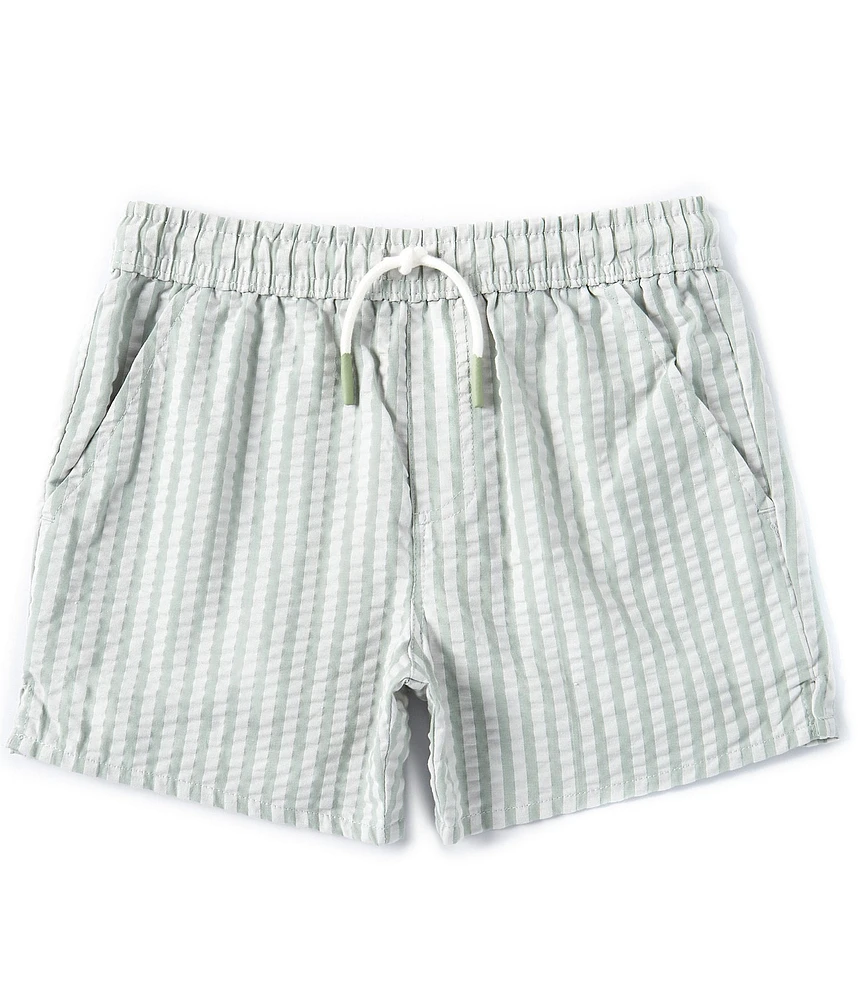 Scene&Heard Little Boys Striped Seersucker Pull-On Shorts