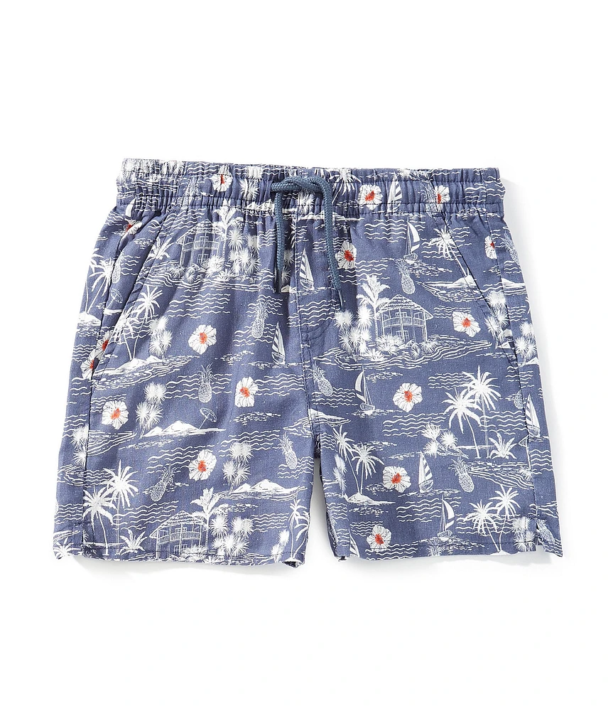Scene&Heard Little Boys Tropical Scene Shorts