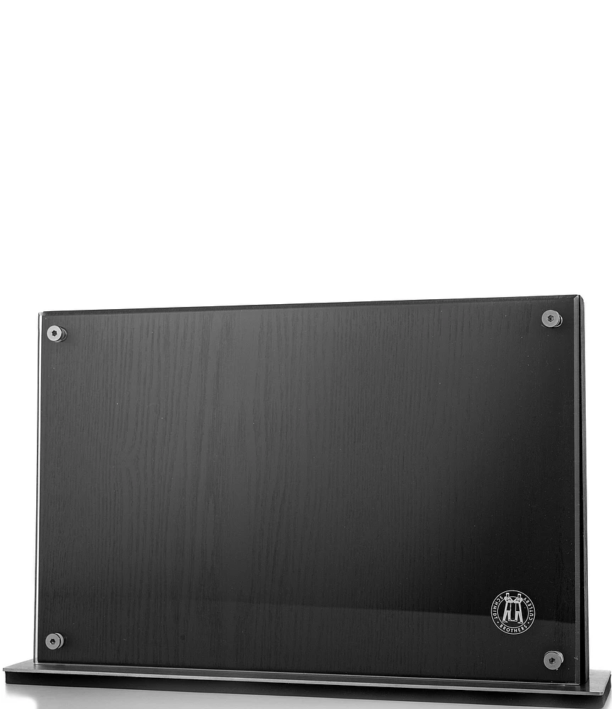 Schmidt Brothers Cutlery Black Downtown Magnetic Knife Block