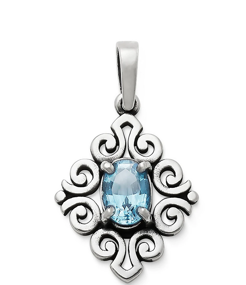James Avery Scrolled Elegant Birthstone Charm