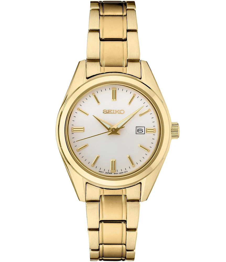 Seiko Women's Essential Round Quartz Automatic Stainless Steel Watch