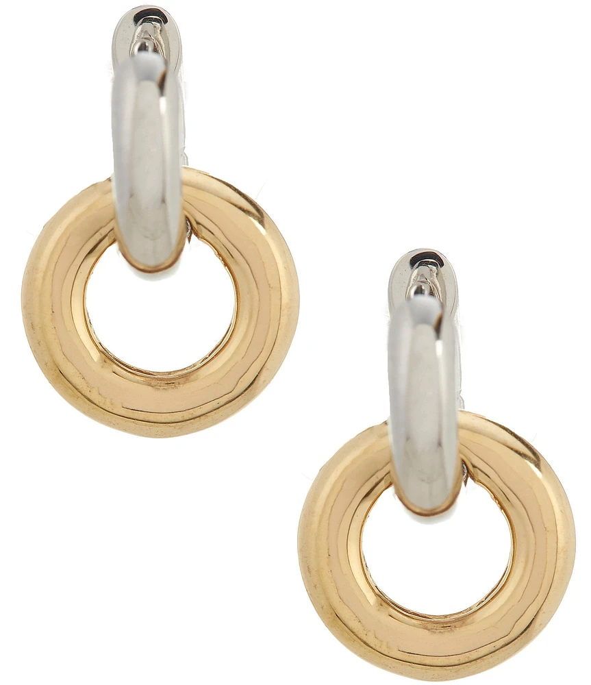 SHASHI Mini Axel Orbital Puffy Drop Earrings